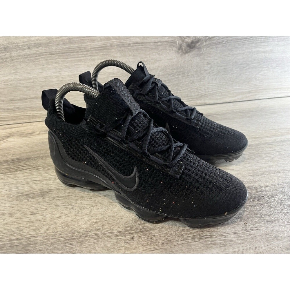 Nike Women's Black Flyknit VaporMax Athletic Shoes